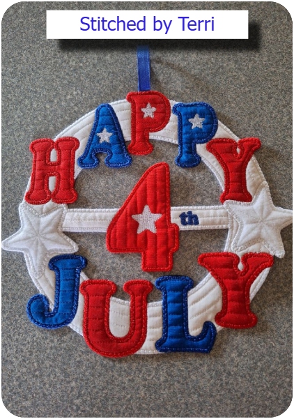 04 July Wreath by Terri